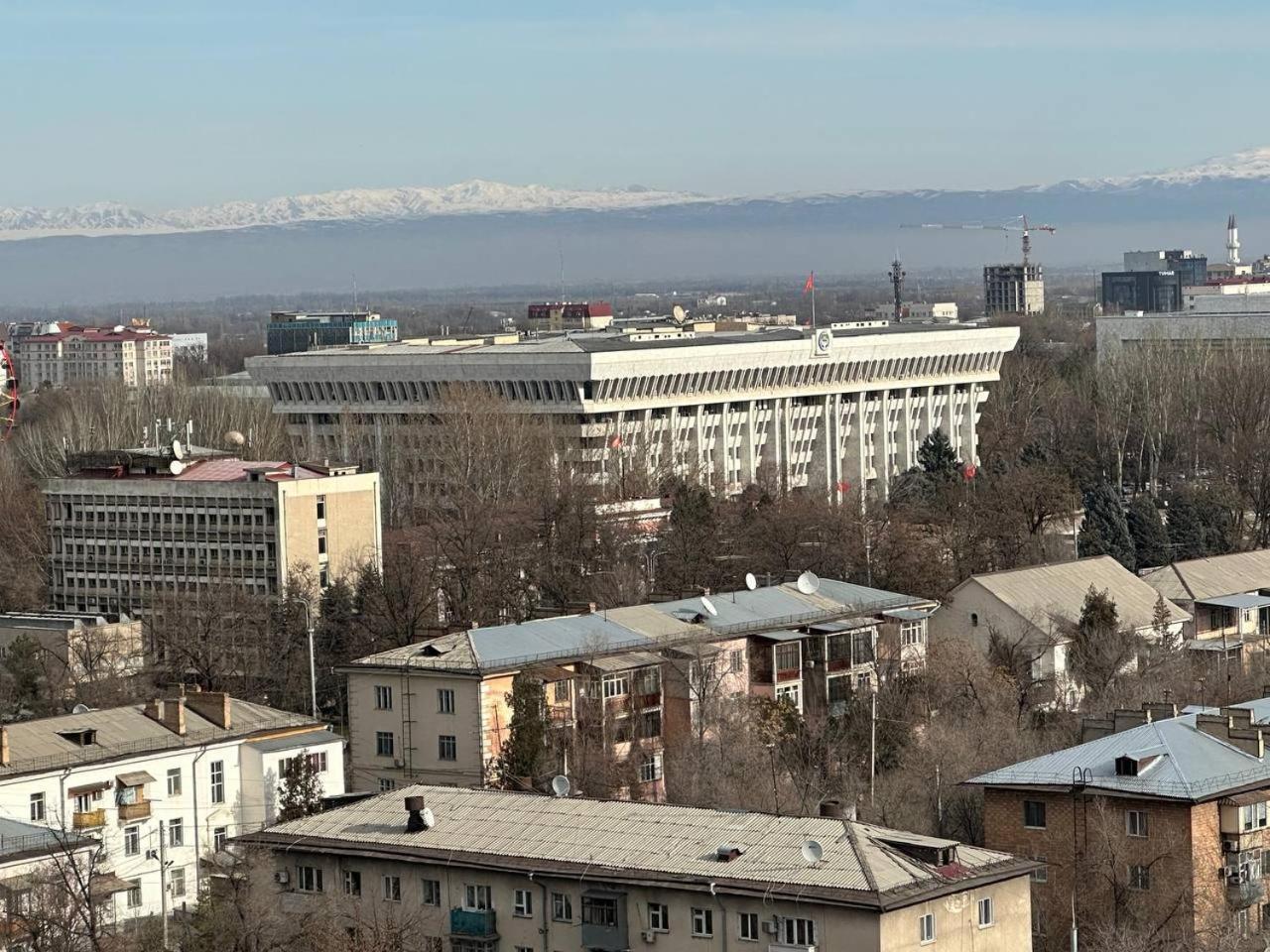 Apartment With City View On Sydykova St. 123 Bishkek Ngoại thất bức ảnh