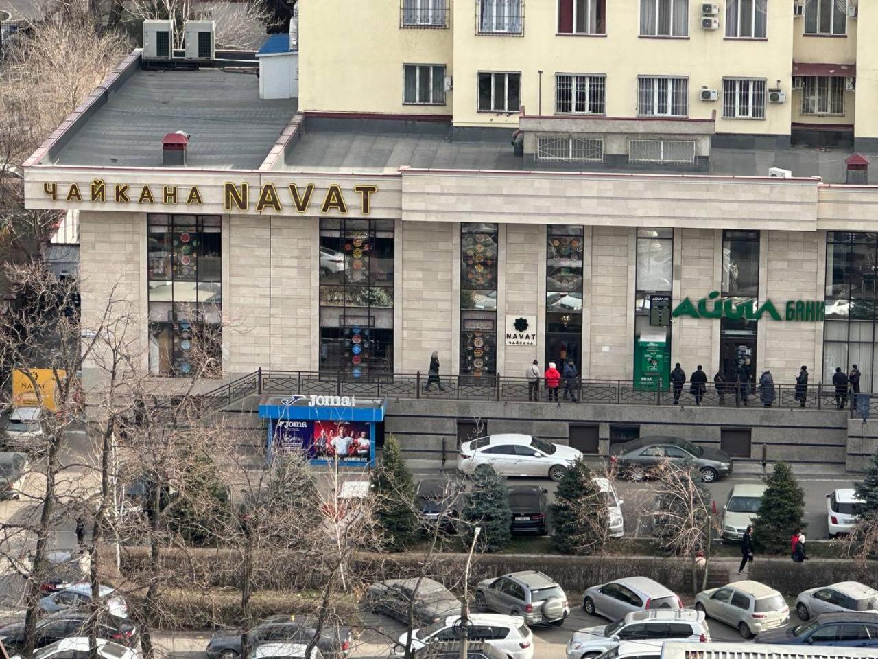 Apartment With City View On Sydykova St. 123 Bishkek Ngoại thất bức ảnh
